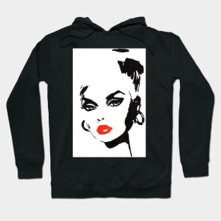 Retro Pop Art Doll 2 Hoodie